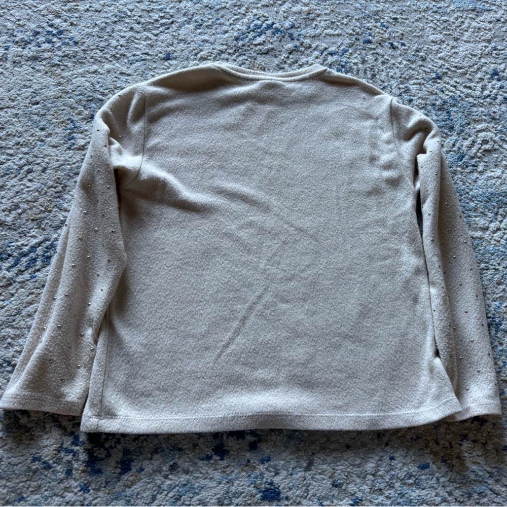 Zara Girls’ Studded Crewneck Top - Picture 8 of 8
